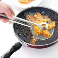 Multifunction Stainless Oil Strainer Clip - For Fry Food-Cookware Accessories-Golonzo