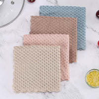 Kitchen Anti grease Wiping Rags Efficient Super Absorbent Microfiber Cleaning Cloth Home Washing Dish-Kitchen Slicers-Golonzo