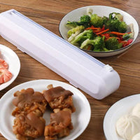 Food Wrap Dispenser - Kitchen Foil Cling Film Wrap Cutting Holder-Food Wrap Dispensers-Golonzo