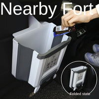 Kitchen Wall-mounted Folding Trash Can-Trash Cans & Wastebaskets-Golonzo