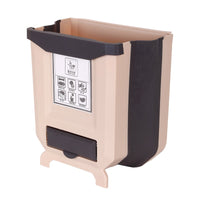 Kitchen Wall-mounted Folding Trash Can-Trash Cans & Wastebaskets-Golonzo