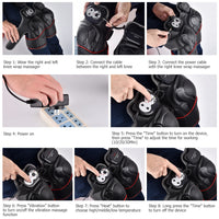 Knee Joint Pain Relief - Magnetic Vibration Heating Massager-Massage & Relaxation-Golonzo