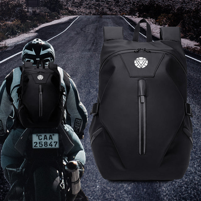 Black-Cool Backpack - Motorcycle Helmet Bag-Backpacks-Golonzo
