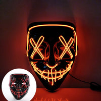 LED Halloween Mask Luminous Glow In The Dark-Masks-Golonzo