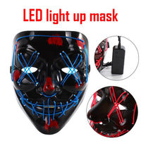 LED Halloween Mask Luminous Glow In The Dark-Masks-Golonzo