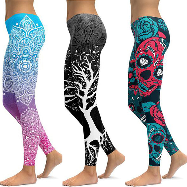 Unique Yoga Pants Women - Fitness Leggings-Yoga & Pilates-Golonzo