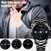 Men Full Touch Screen Fitness Watch-Watch-Golonzo