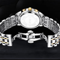 Luxury Watch Mens Quartz Stainless Steel Fashion Chronograph Watch-Watch-Golonzo