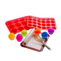 Muffin Bakeware Set - Cake Mold 12 pcs Cup Pan 2 pcs-Bakeware-Golonzo