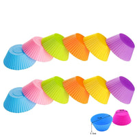 Muffin Bakeware Set - Cake Mold 12 pcs Cup Pan 2 pcs-Bakeware-Golonzo