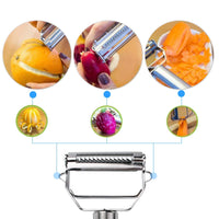 Multifunctional Stainless Steel Julienne Vegetable Fruit Peeler-Food Peelers & Corers-Golonzo