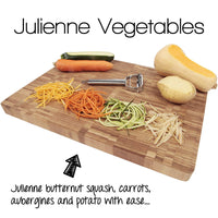 Multifunctional Stainless Steel Julienne Vegetable Fruit Peeler-Food Peelers & Corers-Golonzo