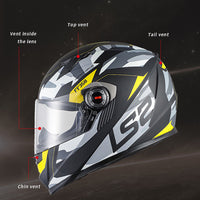 Full Face Motorcycle Helmet-Motorcycle Helmets-Golonzo
