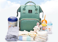 Large Capacity Diaper Bag Backpack Waterproof Maternity Bag Baby Diaper Bags With USB-Baby Carriers-Golonzo