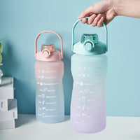 Full Color Large Capacity Water Bottle Straw Cup-Water Bottles-Golonzo