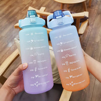 Full Color Large Capacity Water Bottle Straw Cup-Water Bottles-Golonzo