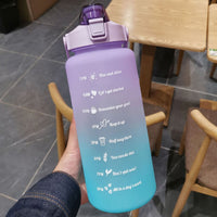 Full Color Large Capacity Water Bottle Straw Cup-Water Bottles-Golonzo
