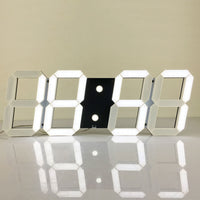 Large Digital 3D Led Wall Clock Modern Design Home Decor-Wall Clocks-Golonzo