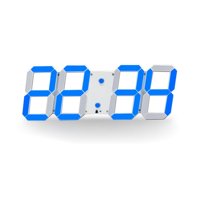 Large Digital 3D Led Wall Clock Modern Design Home Decor-Wall Clocks-Golonzo