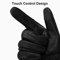 Windproof Leather Motorcycle Gloves Riding Touch Screen Control-Motorcycle Gloves-Golonzo