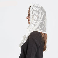 Fashion Veil White hijab-Scarves-Golonzo