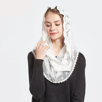 Fashion Veil White hijab-Scarves-Golonzo