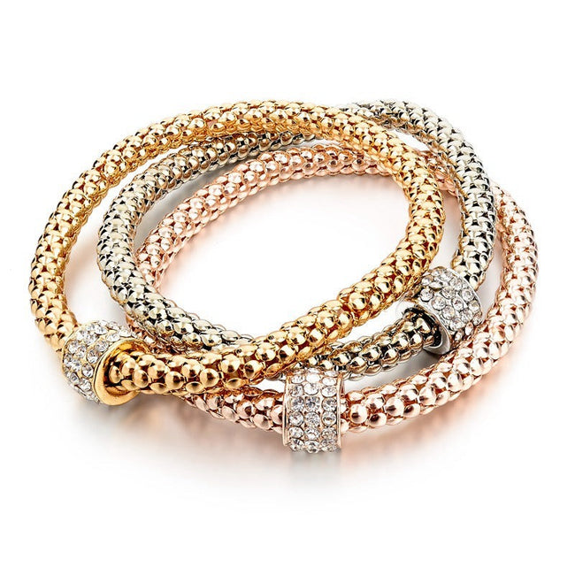 Gold Bracelets & Bangles Rhineson Charm Bracelet-Bracelets-Golonzo