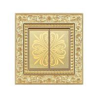 Luxurious switch engraving control panel on the wall lighted-switches-Golonzo