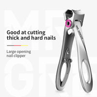 Stainless Steel Wide Jaw Nail Clippers-Nail Clippers-Golonzo
