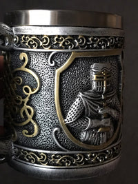Templar Crusader Mug Suit Of Armor Knight Coffee Cup-Coffee and Tea Cups-Golonzo