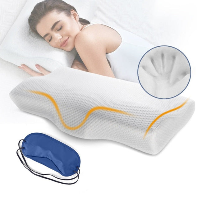 Foam Bed Orthopedic Pillow Neck Protection-Pillows-Golonzo