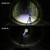 Mini Led 100 Meters Lighting Distance Flashlight XPE + Cob Lamp Beads Rechargeable-Flashlights-Golonzo