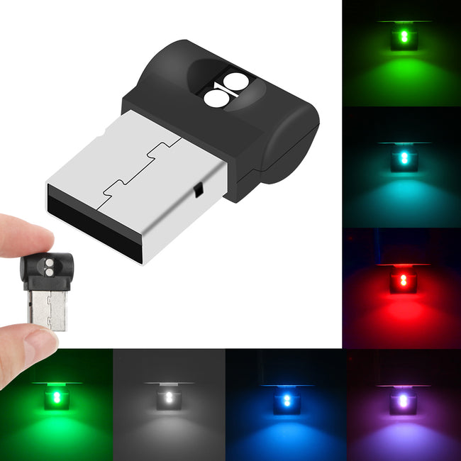 Mini USB LED Car Light Auto Interior Atmosphere Light Decorative Lamp-LED Night Lights-Golonzo
