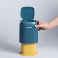Mini Waste Bin - Plastic Garbage Trash Can-Trash Cans & Wastebaskets-Golonzo