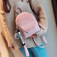 Mini Pastel Corduroy Backpack-Backpacks-Golonzo