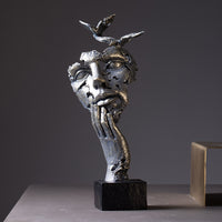 Modern Statues, Creative, Abstract Faces, Art Living Rooms, Antique Home Furnishing-statue-Golonzo