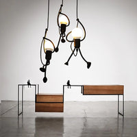 Modern pendant lamp little man climbing Elegant Hanger for home indoor Lighting Art-Lamps-Golonzo