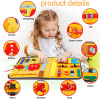 Montessori Busy Board Toy Learning-Educational Toys-Golonzo