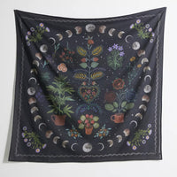 Moon Phase Wall Hanging - Starry Sky & Moon Decorative-Home-Golonzo
