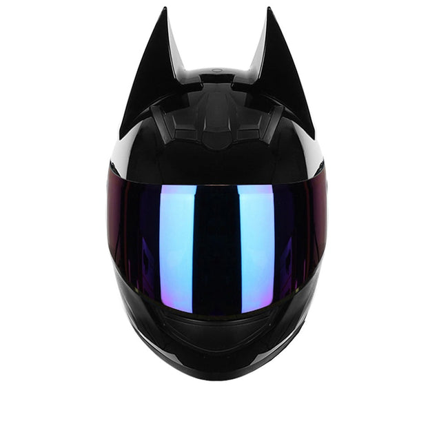 Colorful Cat Ear Motorcycle Helmet-Motorcycle Helmets-Golonzo
