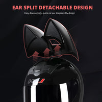 Motorcycle Helme with Cat Ear-Motorcycle Helmets-Golonzo
