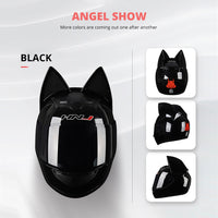 Motorcycle Helme with Cat Ear-Motorcycle Helmets-Golonzo