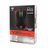 V30 Wired USB Gaming Mouse - 3500 DPI Backlight Professional Support Macro Programming-Mice & Trackballs-Golonzo