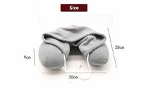 Multi-Function U-Shape Headrest Memory Foam Neck Pillow With Cap-Travel Pillow-Golonzo