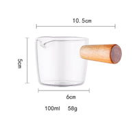 Multifunctional Taste Dish Coffee Mini Milk Cup Pan Kitchen Sauce Dish-Glass-Golonzo