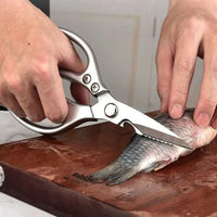 Kitchen Stainless Scissors Meat Vegetable Cutting-Cuticle Scissors-Golonzo
