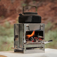 Outdoor Portable Firewood Stove - For Camping Picnic and Cooking-Wood Stoves-Golonzo