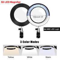 Illuminated Magnifier USB 3 Colors LED - LED Magnifying Glass-Magnifiers-Golonzo