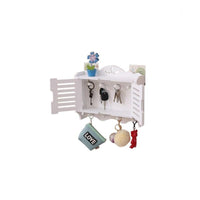 Home Wall Shelf Entrance Wall Hanging Key Storage Holder-Storage Holders & Racks-Golonzo