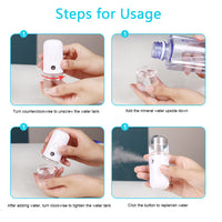 Nano Mist Facial Sprayer Usb Humidifier Rechargeable-Humidifier-Golonzo
